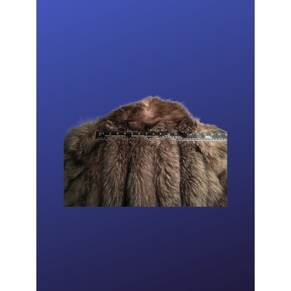 𝅺forgues FOURRURES Full Length INDIGO FOX Fur Coat, Women’s Size Large, EUC - Picture 7 of 10